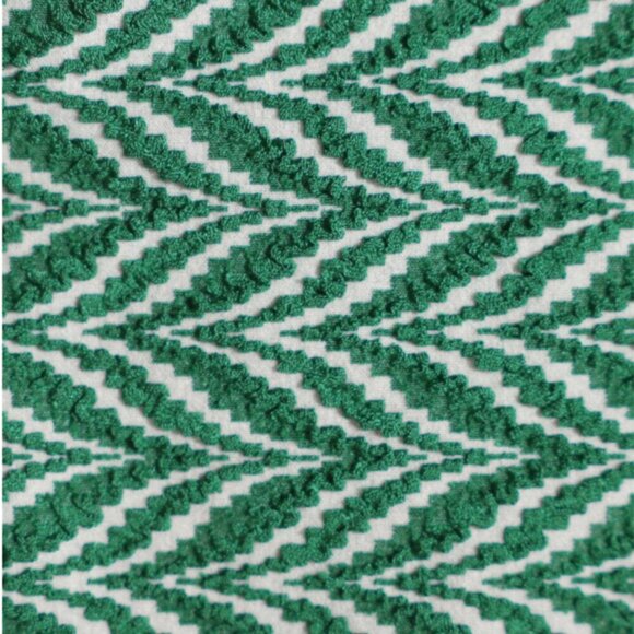 BERLOOK Green Geometric Textured Cut Out TOP ONLY 54 - Picture 8 of 10